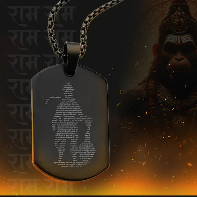 Hanuman Chalisa Pendant (Blessing & Protection) - Abhimantrit