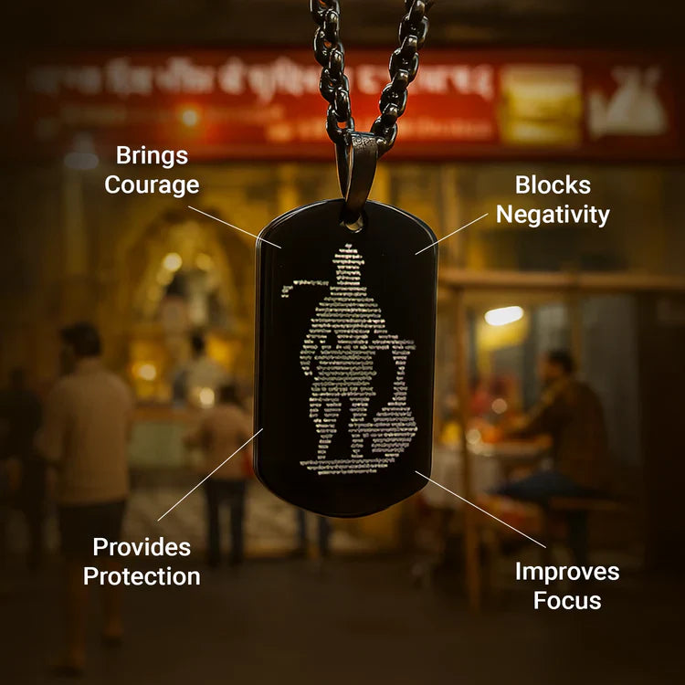 Hanuman Chalisa Pendant (Blessing & Protection) - Abhimantrit